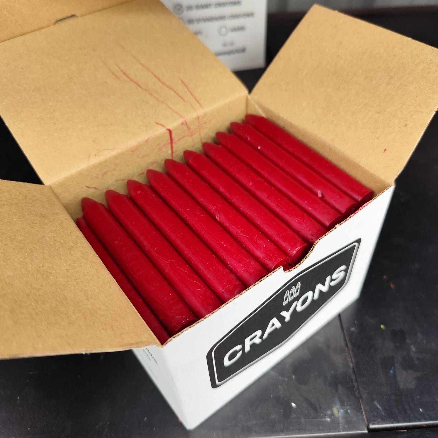 Standard size crayons