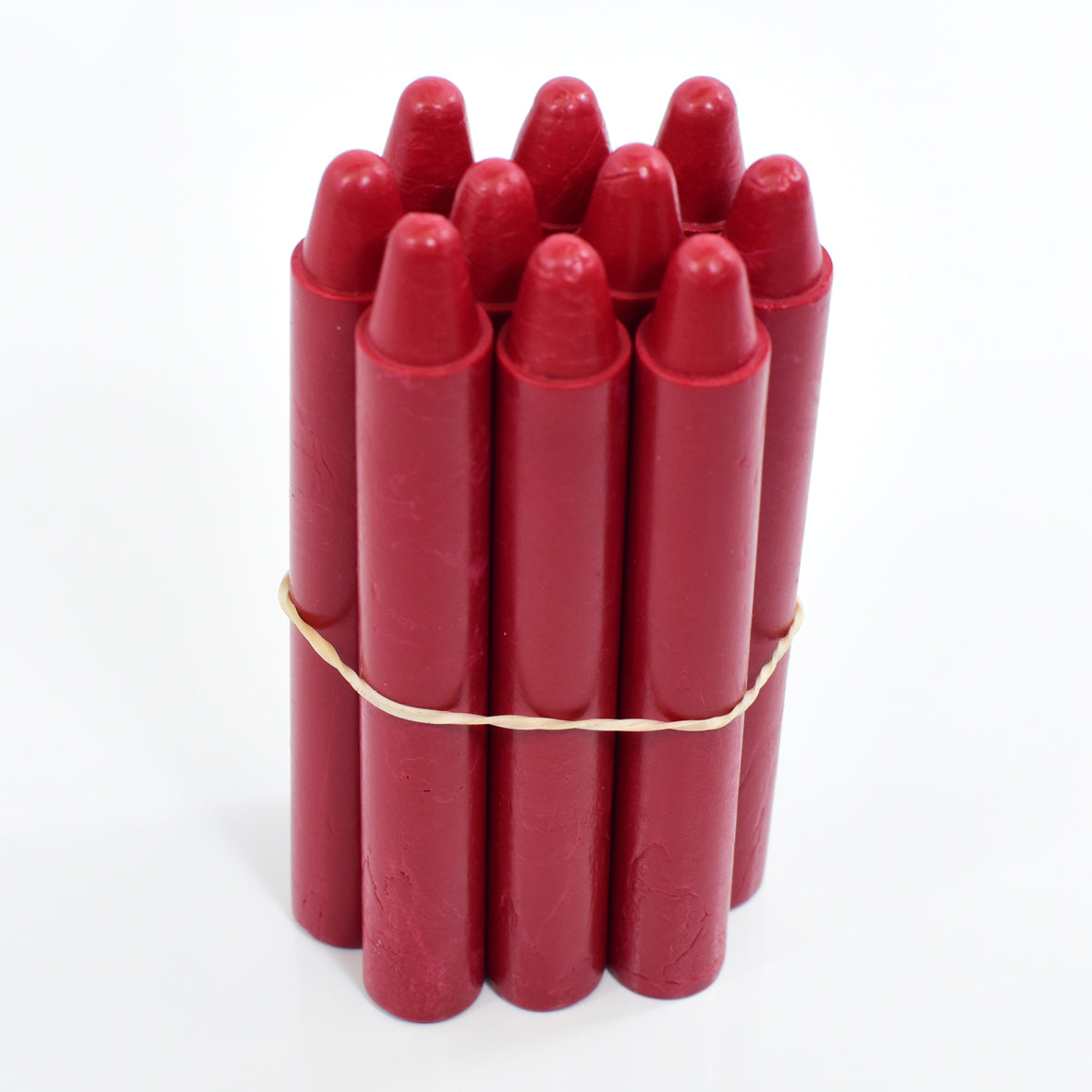 bundle of hard crayons nzcrayons red